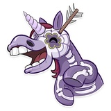 Undead Unicorn sticker pack