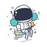 Cool Astronaut sticker pack