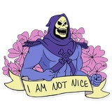 Skeletor sticker pack