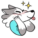 Frank the Wolf sticker pack