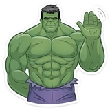 Hulk Strength sticker pack
