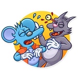 The Itchy & Scratchy sticker pack
