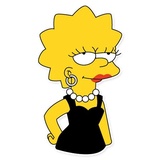 Lisa Simpson sticker pack