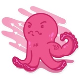 Mr. Octopus sticker pack