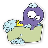 Octopus sticker pack