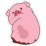 Waddles_pig sticker pack
