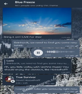 BlueFreeze preview