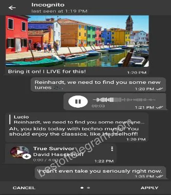 Incognito preview