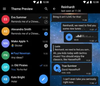 One UI inspired night preview