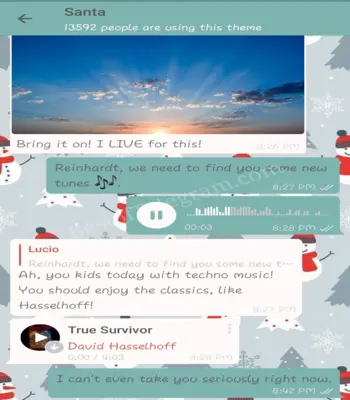 Santa preview