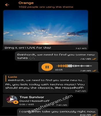 Orange preview