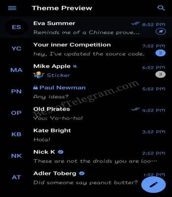 Pixel blue preview