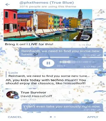 True Blue preview