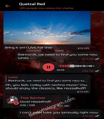 Quetzal Red preview